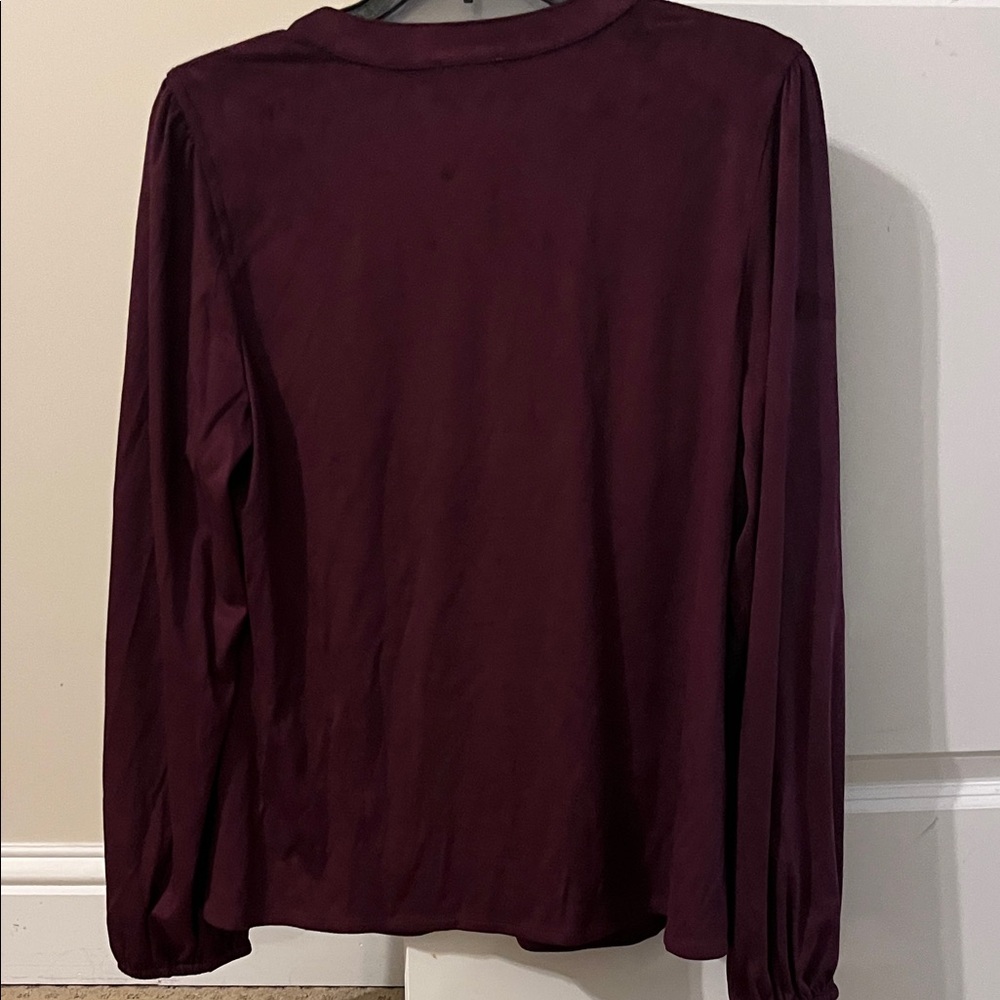 Universal Thread Deep Burgundy Blouse - Picture 7 of 7